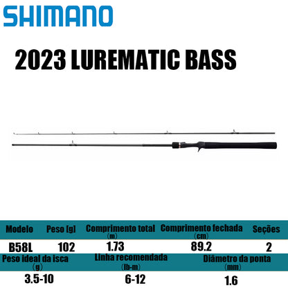 SHIMANO 2023 LUREMATIC BASS B58L para carretilhas de pesca