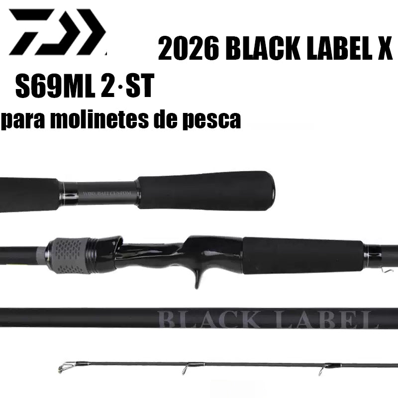 DAIWA 2026 BLACK LABEL X  S69ML 2·ST para molinetes de pesca
