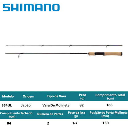 SHIMANO 2022 CARDIFF STREAM LIMITED S54UL Vara De Molinete