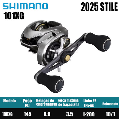 SHIMANO 2025 STILE 101XG  Modelo Canhoto