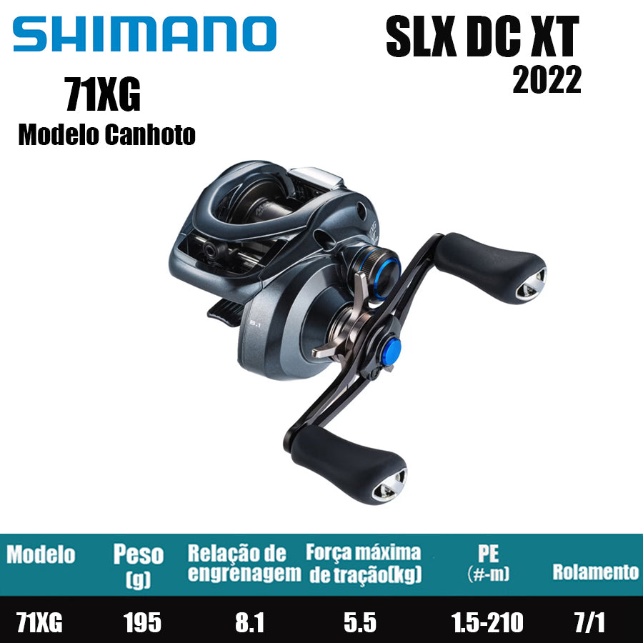 SHIMANO 2022 SLX DC XT 71XG Modelo Canhoto