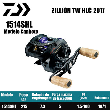 DAIWA 2017 ZILLION TW HLC 1514SHL Modelo Canhoto