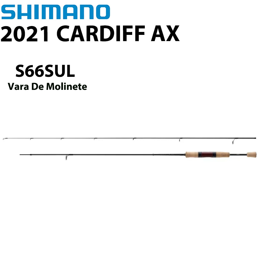 SHIMANO 2021 CARDIFF AX S66SUL Vara De Molinete