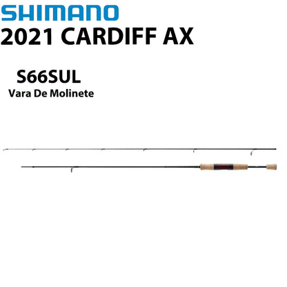 SHIMANO 2021 CARDIFF AX S66SUL Vara De Molinete