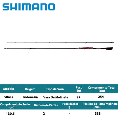 SHIMANO 2025 SEPHIA LIMITED S84L+ Vara De Molinete