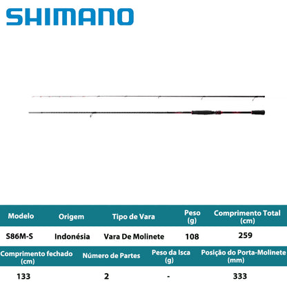 SHIMANO 2022 SEPHIA BB S86M-S Vara De Molinete