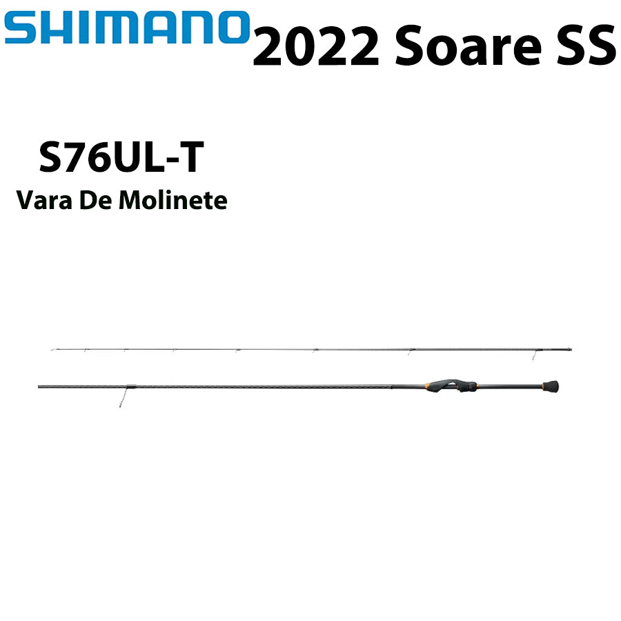 SHIMANO 2022 Soare SS S76UL-T Vara De Molinete