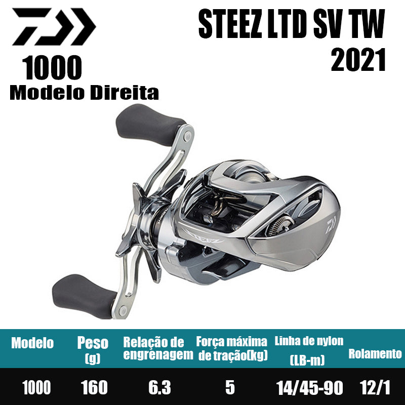 DAIWA 2021 STEEZ LTD SV TW 1000 Modelo Direita