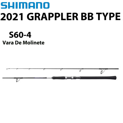 SHIMANO 2021 GRAPPLER BB TYPE J S60-4 Vara De Molinete