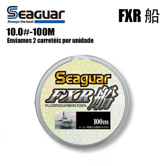 SEAGUAR FXR Linha De Pesca PE 100M 10.0 Cor Transparente (2 Carretéis)