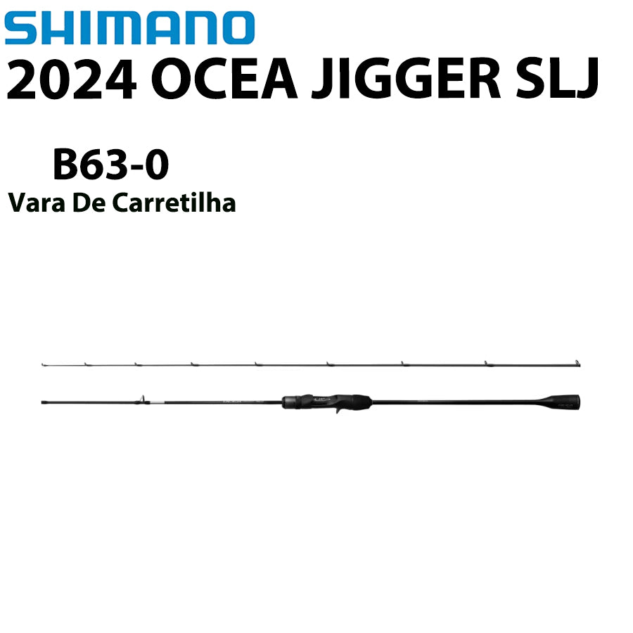 SHIMANO 2024 OCEA JIGGER SLJ B63-0 Vara De Carretilha