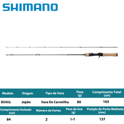 SHIMANO 2022 CARDIFF STREAM LIMITED B54UL Vara De Carretilha