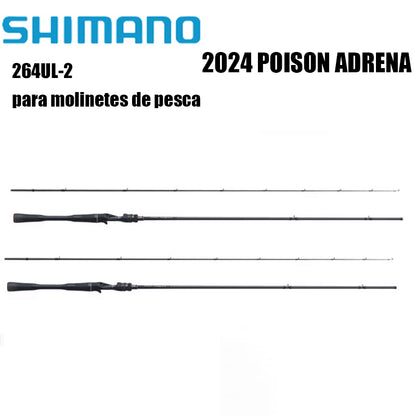 SHIMANO 2024 POISON ADRENA 264UL-2 para molinetes de pesca