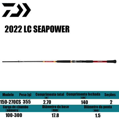DAIWA 2022 LC SEAPOWER 150-270CS para molinetes de pesca