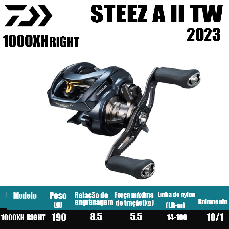Carretilha De Arremesso DAIWA 2023 STEEZ AII TW, Peça De Reposição Para Pesca Em Água Doce E Salgada. País de origem: Japão