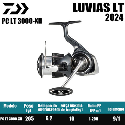 DAIWA 2024 LUVIAS LT carrete de pesca carrete de filação de água doce peças de pesca de água salgada Origem China