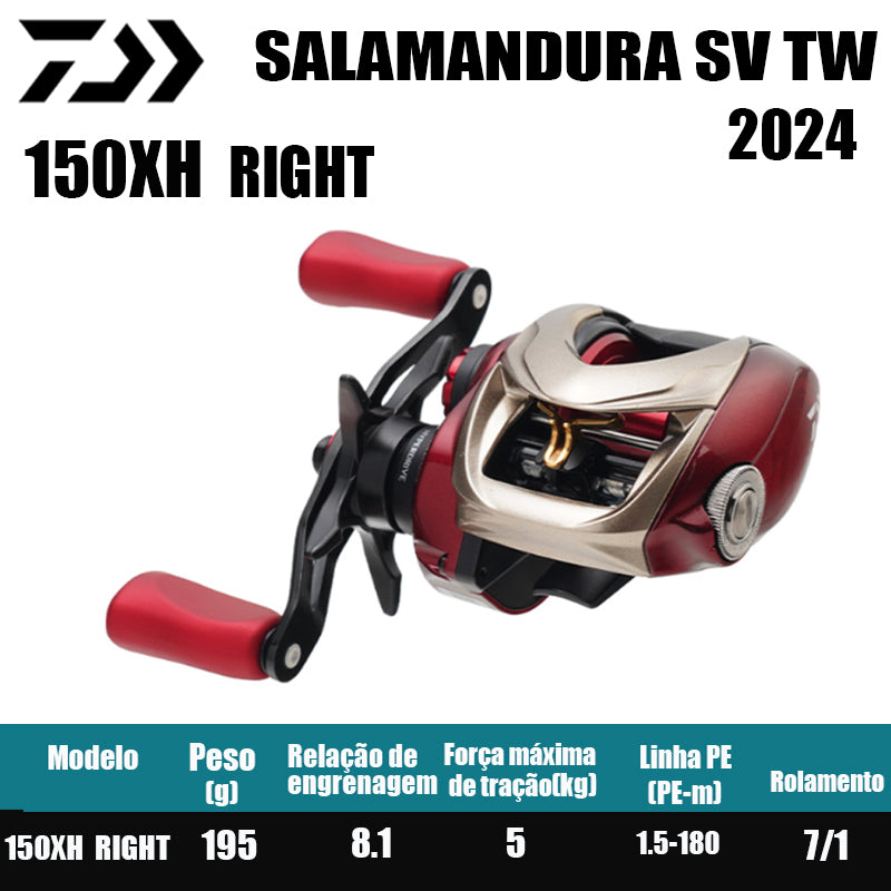 Carretilha De Arremesso 2024 SALAMANDURA SV TW ,Série 150, Série 100,Peça De Reposição Para Pesca Em Água Doce E Salgada. País de origem: Japão