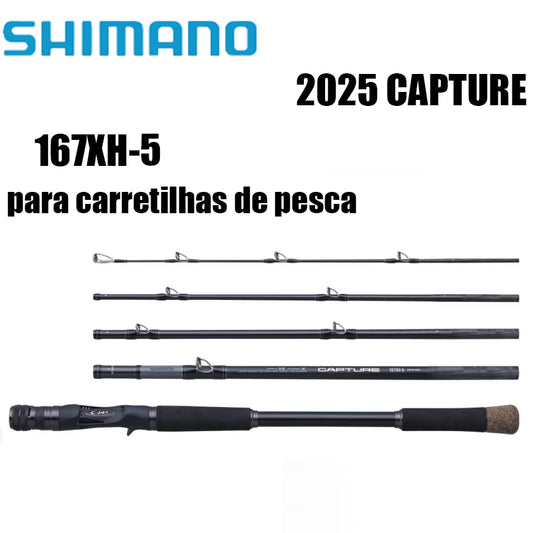 SHIMANO 2025 CAPTURE 167XH-5 para carretilhas de pesca