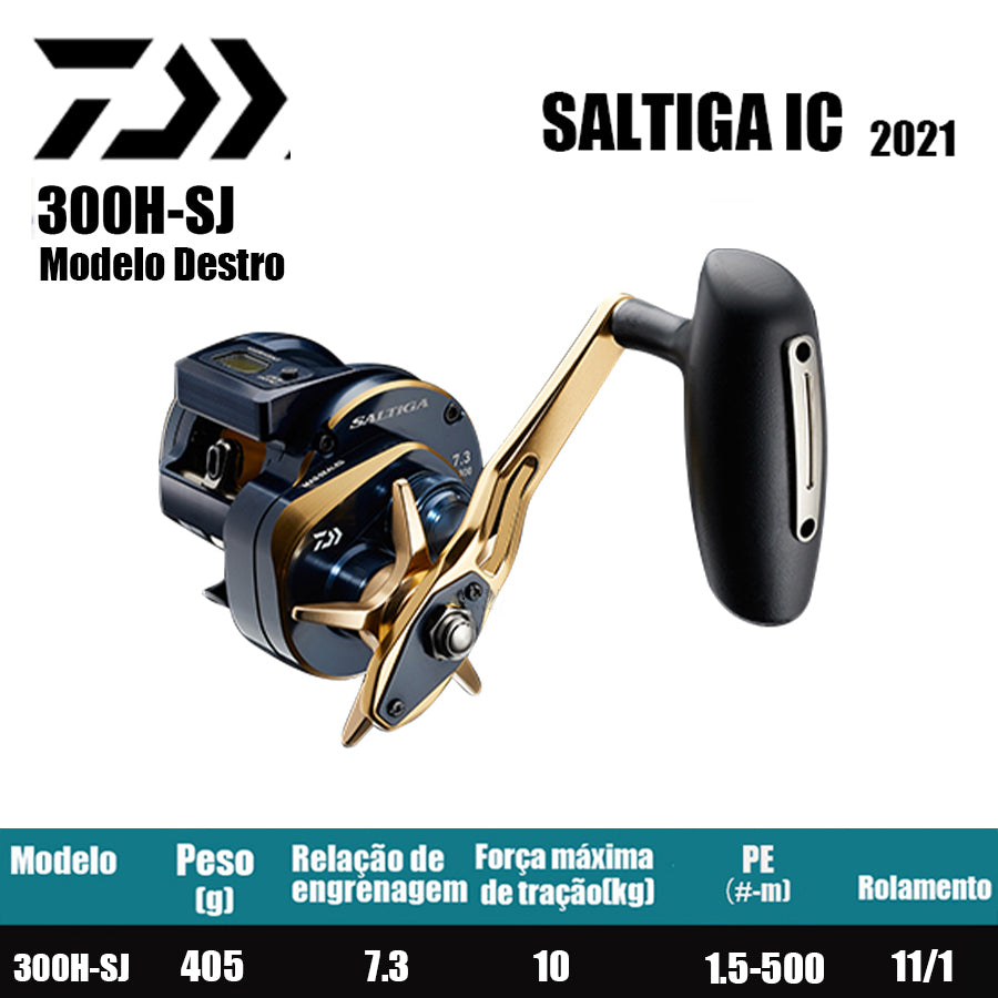 DAIWA 2021 SALTIGA IC 300H-SJ Modelo Destro