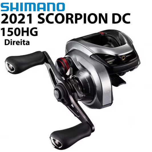 SHIMANO 2021 SCORPION DC 150HG Carretilha Direita