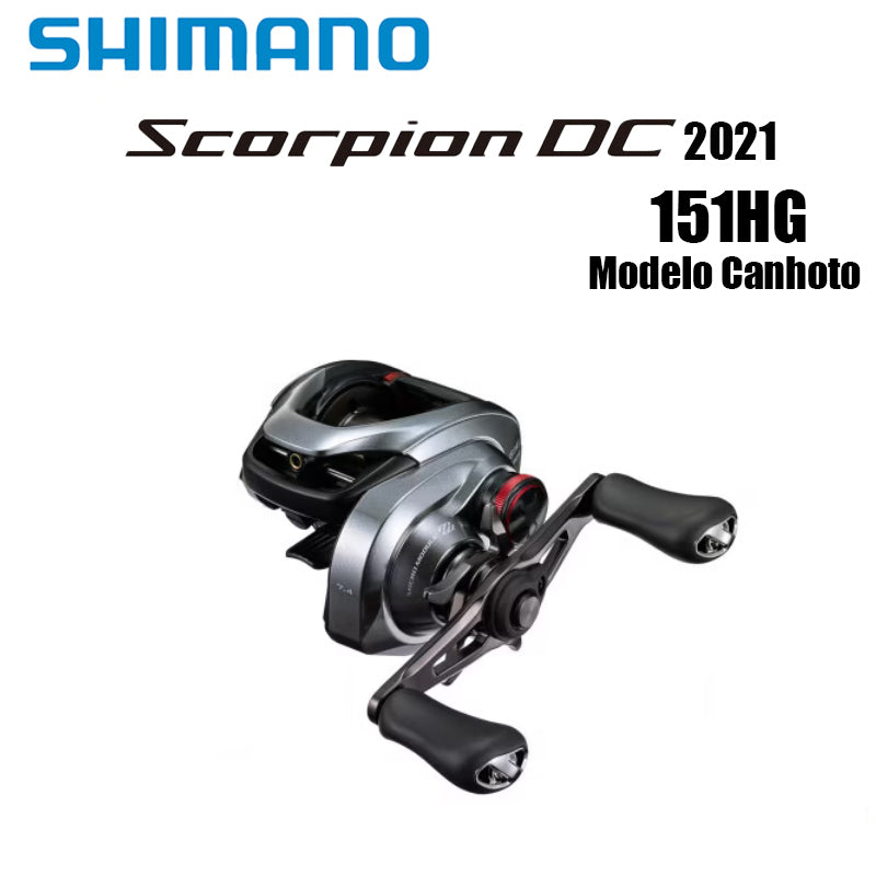 SHIMANO 2021 Scorpion DC 151HG Modelo Canhoto