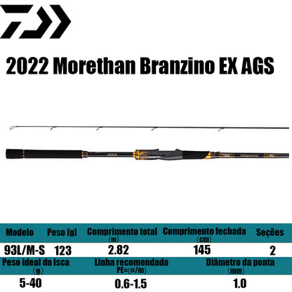 DAIWA 2022 Morethan Branzino EX AGS 93L/M-S para molinetes de pesca