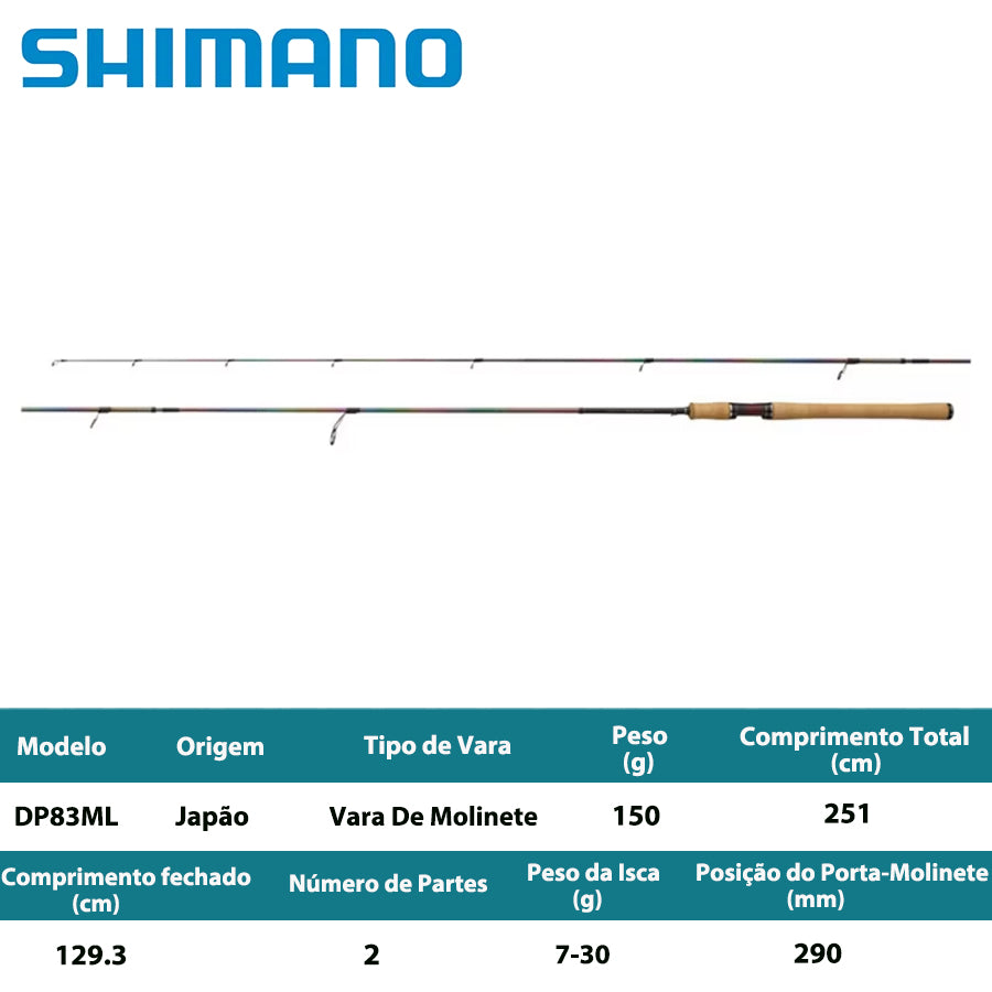 SHIMANO 2022 CARDIFF MONSTER LIMITED DP83ML Vara De Molinete
