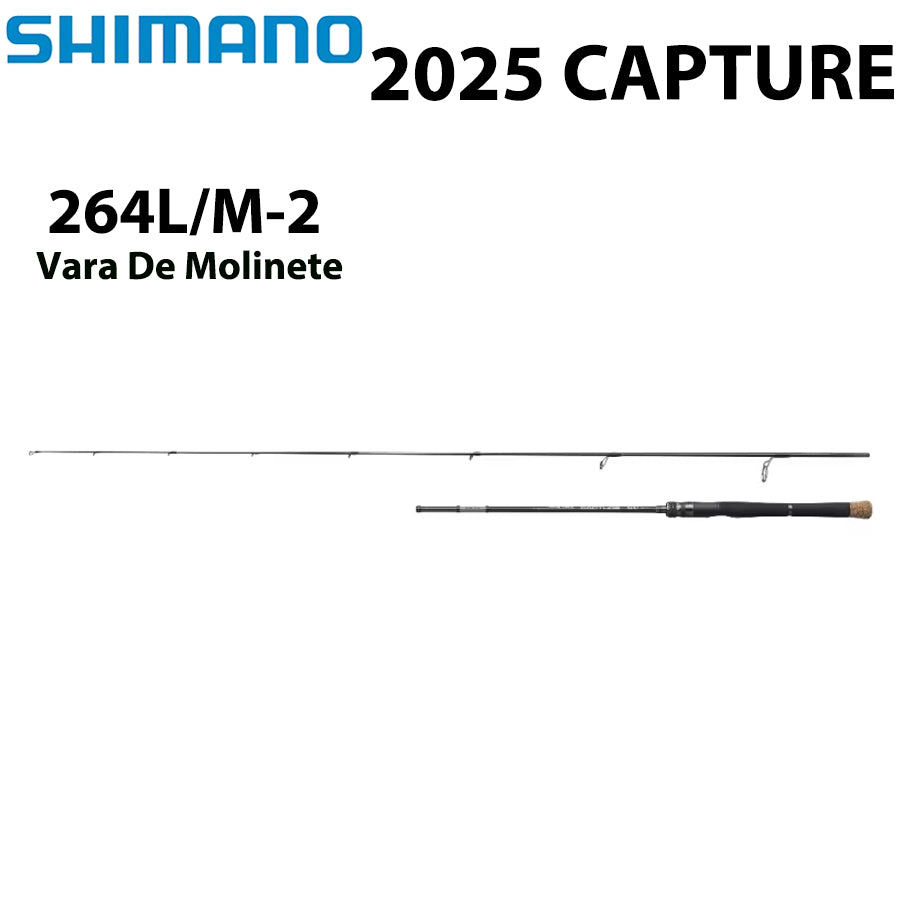 SHIMANO 2025 CAPTURE 264L/M-2 Vara De Molinete
