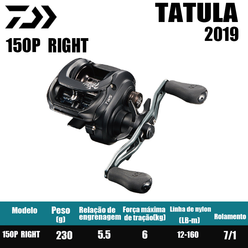 Carretilha De Arremesso DAIWA 2019 TATULA 150 200Série, Peça De Reposição Para Pesca Em Água Doce E Salgada. Local De Produção: Tailândia