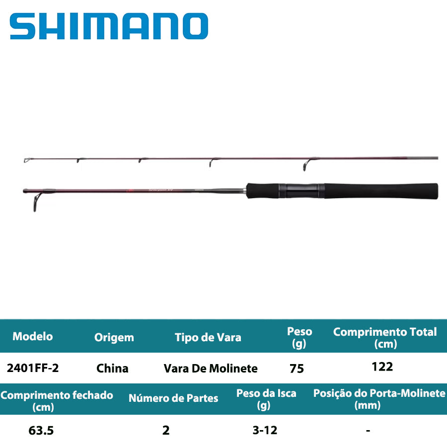 SHIMANO 2021 SCORPION XV 2401FF-2 Vara De Molinete
