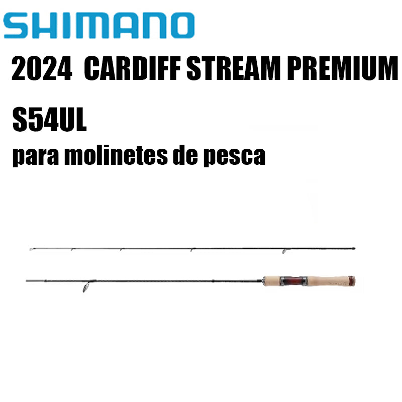 SHIMANO 2024 CARDIFF STREAM PREMIUM S54UL para molinetes de pesca