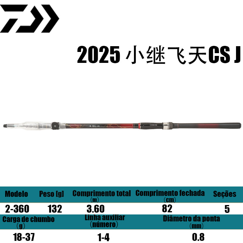 DAIWA 2025 小继飞天CS J 2‐360 para molinetes de pesca