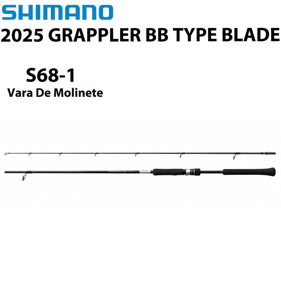 SHIMANO 2025 GRAPPLER TYPE BLADE S68-1 Vara De Molinete