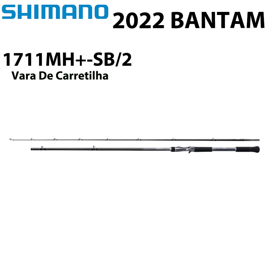 SHIMANO 2022 BANTAM 1711MH+-SB/2 Vara De Carretilha