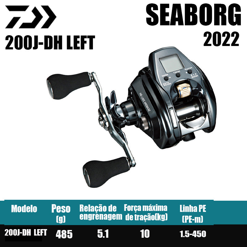DAIWA SEABORG 100 200 300 400 500 600 Electric Reel Salt Water Fishing Reel fishing parts Origin: Japan Deep sea boat fishing  Electric winch wheel