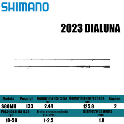 SHIMANO 2023 DIALUNA S80MH para molinetes de pesca