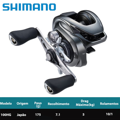 SHIMANO 2023 METANIUM 100HG Carretilha Direita