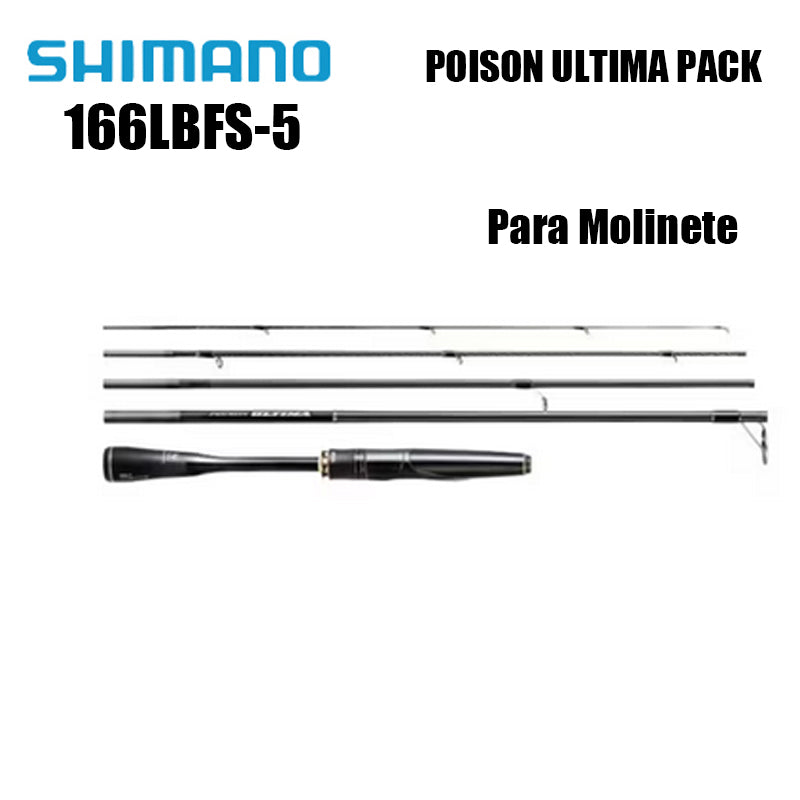 SHIMANO POISON ULTIMA PACK 166LBFS-5 Para Molinete