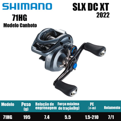 SHIMANO 2022 SLX DC XT 71HG Modelo Canhoto