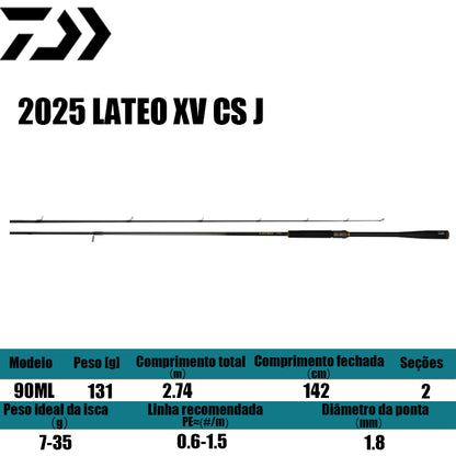 DAIWA 2025 LATEO XV CS J 90ML para molinetes de pesca