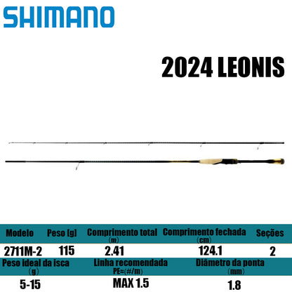 SHIMANO 2024 LEONIS 2711M-2 para molinetes de pesca