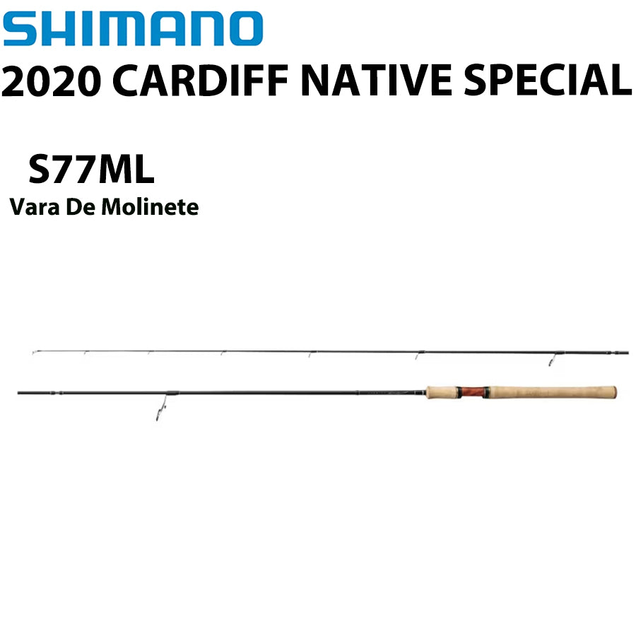 SHIMANO 2020 CARDIFF NATIVE SPECIAL S77ML  Vara De Molinete