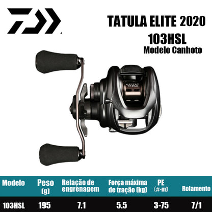DAIWA 2020 TATULA ELITE P/F 103HSL Modelo Canhoto
