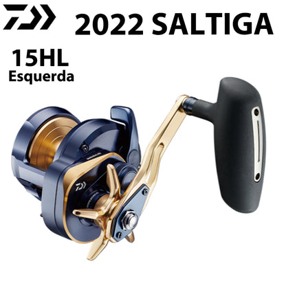 DAIWA 2022 SALTIGA 15HL Carretilha Esquerda