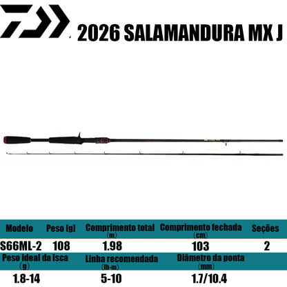 DAIWA 2026 SALAMANDURA MX J S66ML-2 para molinetes de pesca