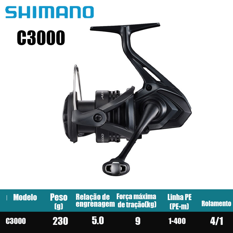 SHIMANO 2022 AERO carretel de pesca spinning carretel de água doce peças de pesca de água salgada Origem: Malásia