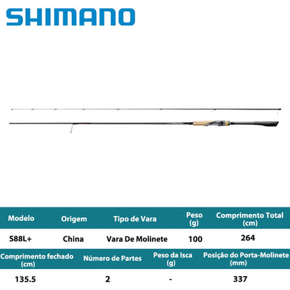 SHIMANO 2026 SEPHIA XTUNE S88L+ Vara De Molinete