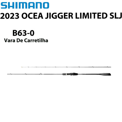 SHIMANO 2023 OCEA JIGGER LIMITED SLJ B63-0 Vara De Carretilha