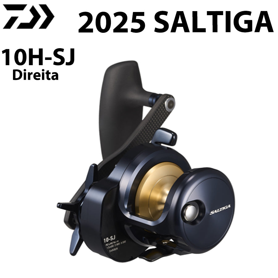 DAIWA 2025 SALTIGA 10H-SJ Carretilha Direita