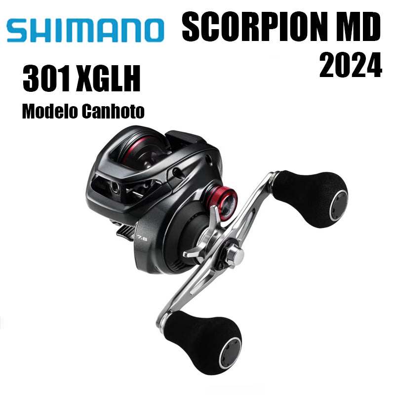 SHIMANO 2024 SCORPION MD 301XGLH Modelo Canhoto